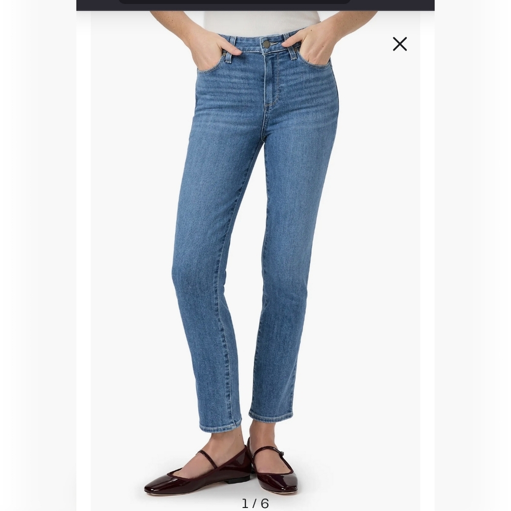 PAIGE Hoxton Cropped Slim-fit Jeans In Katannia